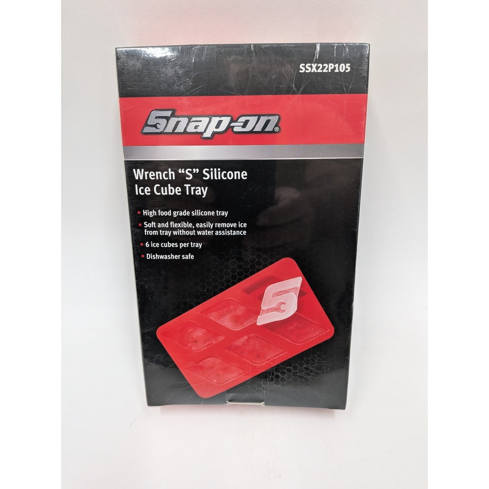 Snap-on Wrench S Silicone Ice Cube Tray Red SSX22P105 New